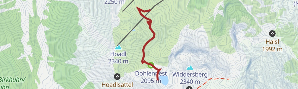 Route map: Herzlteichweg